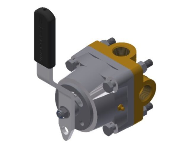 FOUR-WAY, THREE POSITION, SELECTOR VALVES (1330-4100)
